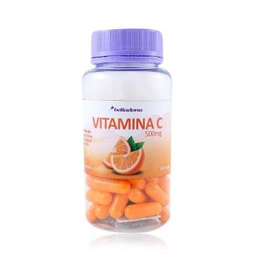 Imagem de Vitamina C 500mg - 60 cápsulas - Farmácia Belladona - Farmácia Bellado