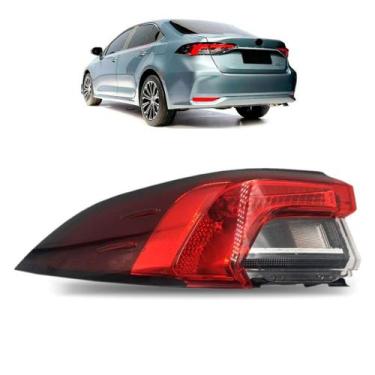 Imagem de Lanterna Traseira Corolla 2020 2021 Canto Sem Led - TYC, Esquerdo