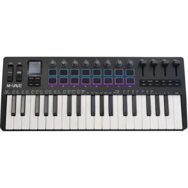 Imagem de Controlador de Teclado MIDI M-VAVE SMK-37 Pro Sem Fio com 37 Teclas