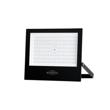 Imagem de Refletor Blumenau Led Play 150w Preto Bivolt 6500k Luz Branca - BLUMEN