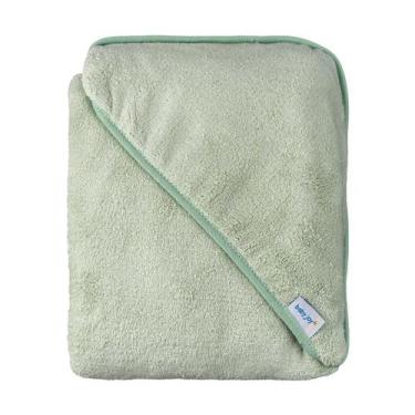 Imagem de Toalha de Banho Bebê Super Seca 75 cm x 75 cm Baby Joy, Verde