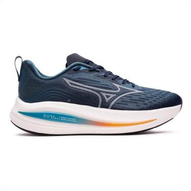 Imagem de Tênis Mizuno Neo Aura Masculino, 41, Azul, Marinho