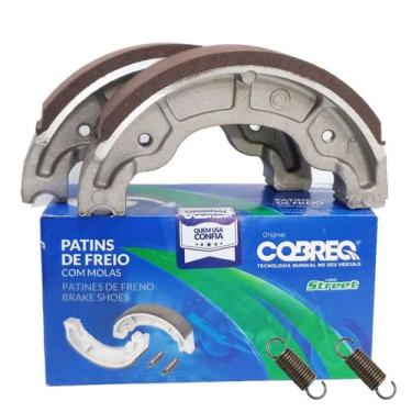 Imagem de Par de Lonas de Freio Cg 150 / Cg 160 Start / Cbx 250 Twister / Bros 1