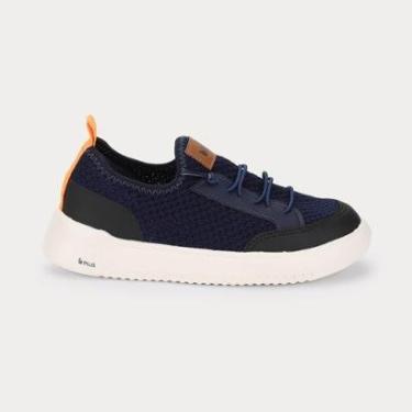 Imagem de Tênis Infantil Bibi New Way Azul Marinho com Preto-Masculino