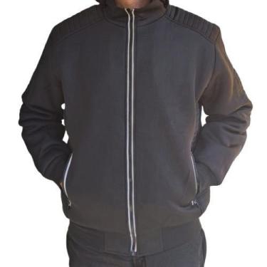 Imagem de Jaqueta Masculina Neoprene Forrada com Capuz Removível Forrado Inverno