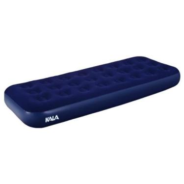 Imagem de Colchão inflável solteiro 191x073x022cm azul - Kala