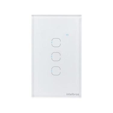 Imagem de Interruptor Smart Wi-Fi Touch 3 Branco Ews 1003 - Controle Remoto e Au