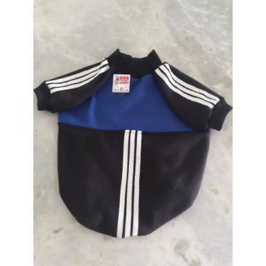Imagem de Roupa Pet soft, com manga parte inferior forrada em malha duas cores, 