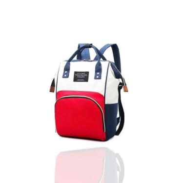 Imagem de Mochila Maternidade Bolsa Mamãe Bebê Multifunção - Novo Seculo, Colori