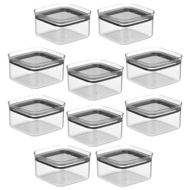 Imagem de kit 10 Porta Tempero Condimentos OU Hemertico 1L Maxxi Block