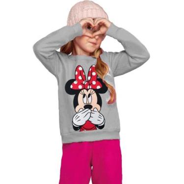Imagem de Blusa Moletom Infantil Menina Inverno Personagens Licenciado - anjo da