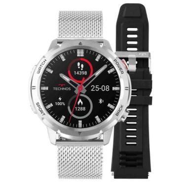 Imagem de Relógio Smartwatch Technos Connect Sports Call Prata Unissex TSPORTSCA
