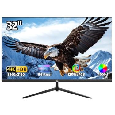 Imagem de Monitor UHD 4K de 32 polegadas (3840 x 2160), IPS, taxa de atualização de 60 Hz, 100% s...