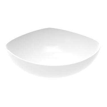 Imagem de Saladeira Tigela Branca Trio Plástica Crippa Salada Pipoca Sobremesa