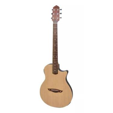Imagem de Violão giannini stage aço semi solido spruce sts spc ceq ns