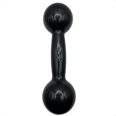 Imagem de Halter Emborrachado 4 Kg - Preto - 2M FITNESS