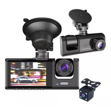 Imagem de Camera Dvr Veicular Com Camera De Ré 1080p Full HD Uber Taxi - XCELL