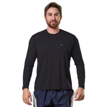 Imagem de Camiseta Térmica Masculina Manga Longa UV 50+ para Frio e Calor - Elit
