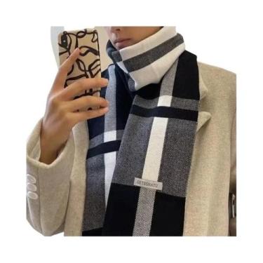 Imagem de Cachecol De Cashmere Casual Quente De Inverno Para Homens AC2228 - CCO