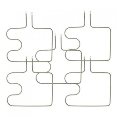 Imagem de Kit Resistência Inferior Fogatti para Forno de Embutir F450 N450 F570 N570 45L 57L 1000W 220V Verde