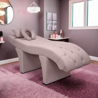 Imagem de Maca Lash Designer Cilios Estofada Estética Veludo Rosê Gold - SOFA ST
