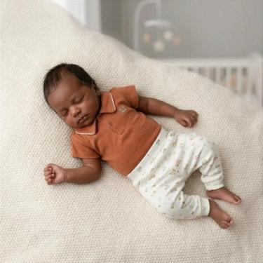 Imagem de Conjunto de Body Hug Curto Polo e Calça Construindo Sonhos, RN, Creme
