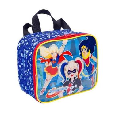 Imagem de Lancheira Térmica Super Hero Girls Infantil Merendeira Reforçada Escol