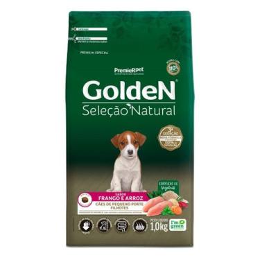 Imagem de Ração Golden Seleção Natural Cães Filhotes Raças Mini e Pequena sabor 