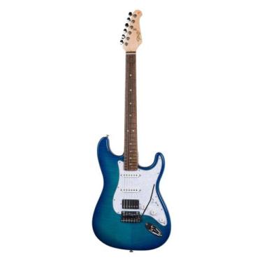 Imagem de Guitarra Seizi Vintage Budokan Plus Flamed Blue