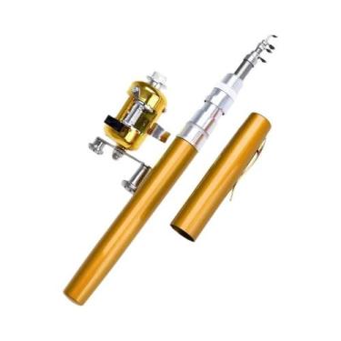 Imagem de Vara De Pesca Telescópica Portátil E Kit Completo De Carretilha Em For