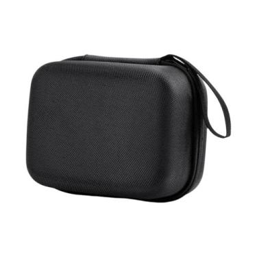 Imagem de Estojo De Armazenamento Portátil Mini Preto Em EVA Com Zíper Para Fone