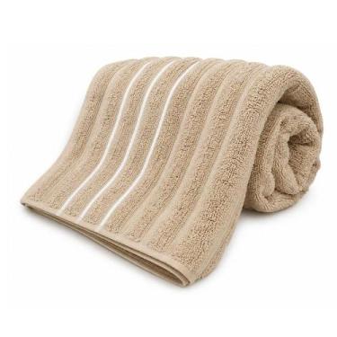 Imagem de Toalha de Rosto Corttex Wave 50x70 Algodao, Bege, UN