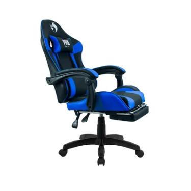 Imagem de Cadeira Gamer Fox Racer Zerda, Azul, Com Apoio De Pe