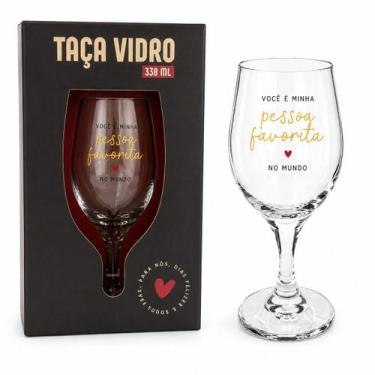 Imagem de Taça De Vidro 330ml Dia Dos Namorados ESTAMPA:Pessoa Favorita - BRASFO