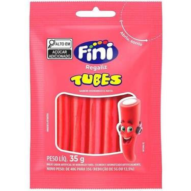 Imagem de Doce Tubes Morango 35g Dp.c/10 - Fini