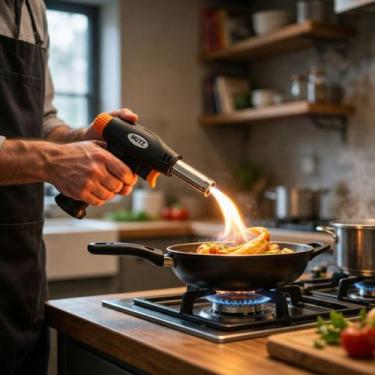 Imagem de Maçarico Culinário Hutz CB3157 com Chama Ajustável para Cozinha