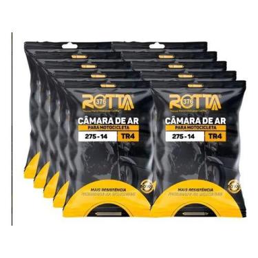 Imagem de Kit 10 Câmaras De Ar 2.7514 Traseira Honda Biz 100 110i 125 Pop 100 11