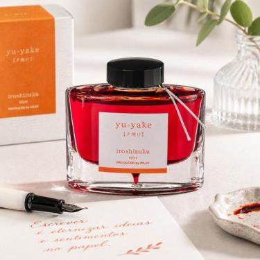 Imagem de Tinta IROSHIZUKU INK-50 YU Para Caneta Tinteiro 50ml PILOT