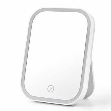 Imagem de Espelho de Maquiagem com LED Touch Recarregável - Lelong, Branco