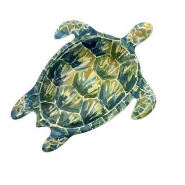 Imagem de Mini Petisqueira Melamina Tartaruga - EntreCasa, Verde