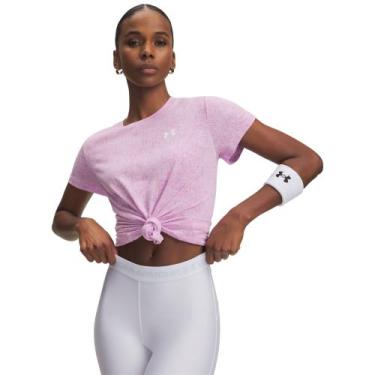 Imagem de Camiseta de Treino Under Armour Tech Pixelate, Rosa, P