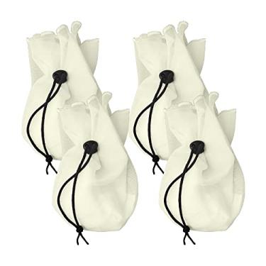 Imagem de Kit 4 Coador PP Voal Pérola Leites Vegetais Suco Verde Kefir