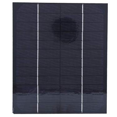 Imagem de Andraw Painel solar de silicone monocristalino, painel carregador solar portátil de longa vida útil, mini tamanho leve, 12 V Solar Stree Tree para luz solar de jardim