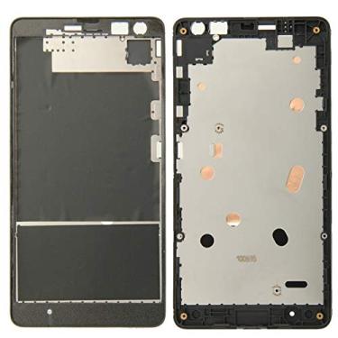 Imagem de HAIJUN Peças de reposição para celular com moldura de LCD para Microsoft Lumia 535 Flex Cable
