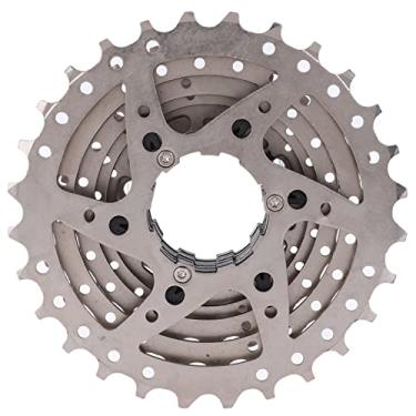 Imagem de Roda livre de bicicleta, tratamento de cromagem placa de aço de alta pressão roda livre para exterior para ciclismo(8S 11-28T)
