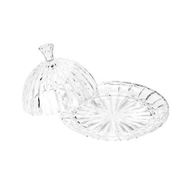 Imagem de QUEIJEIRA CRISTAL C/TAMPA ALEXANDRIA 20x13cm