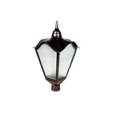 Imagem de Luminária Colonial para Poste Romana Grande em Alumínio