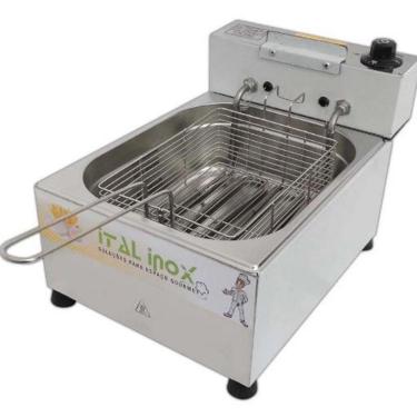 Imagem de Fritadeira Elétrica 1 Cuba 5 Litros Óleo Feoi-5 127V - Ital Inox