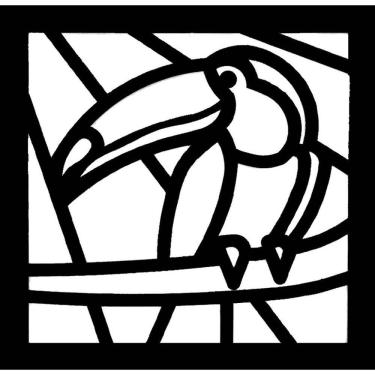 Imagem de Quadro decorativo tucano