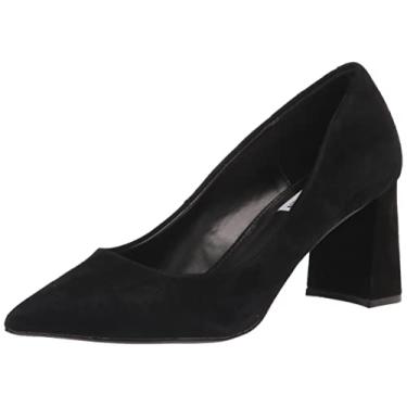 Imagem de Steve Madden Sapato emprestado feminino, Camurça preta, 8.5